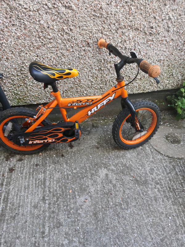 huffy 14 inch bike orange